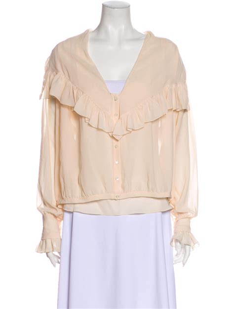 dior silk blouse|christian dior blouses.